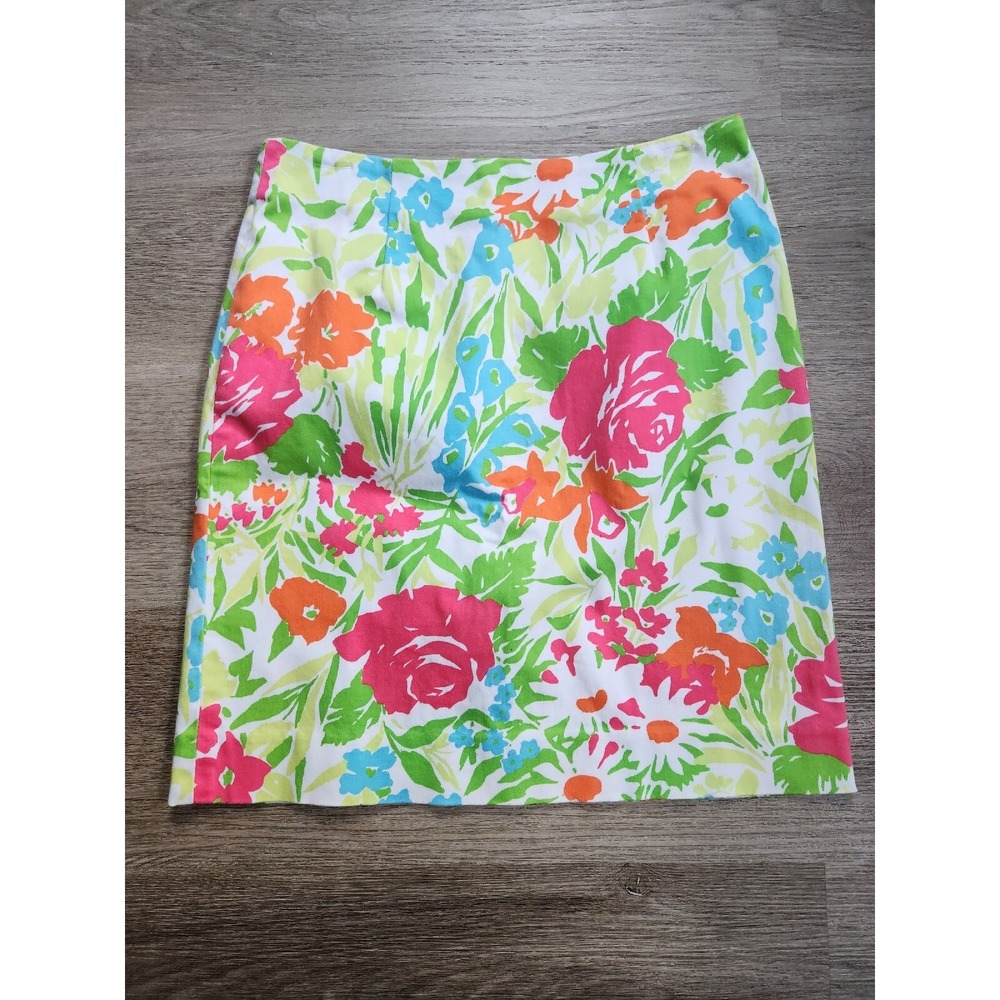 Lauren Ralph Lauren Womens Skirt Multicolored Floral Size 4 Unlined